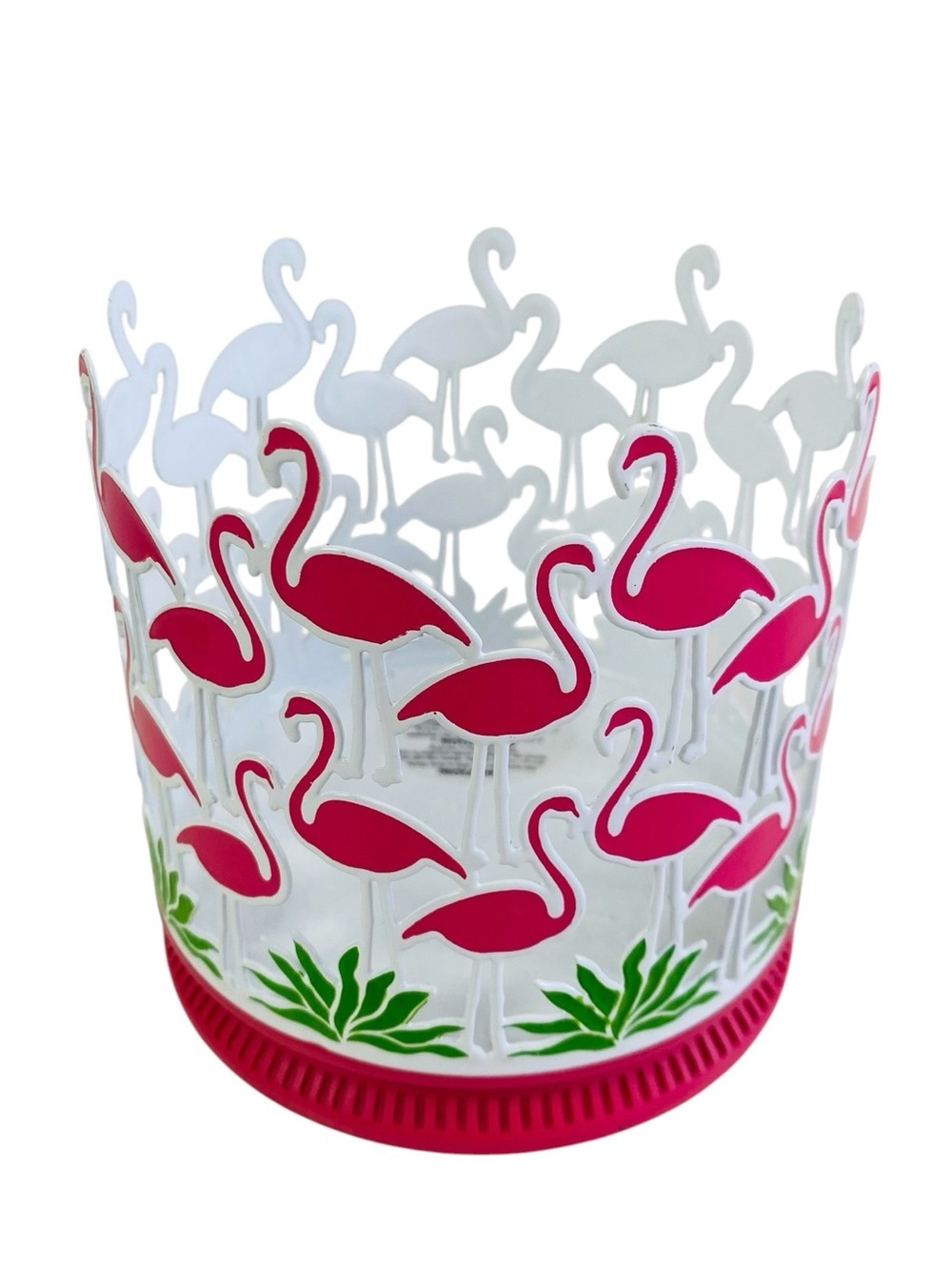 Bath & Body Works Pink Flamingo 3 Wick Candle Holder Sleeve
